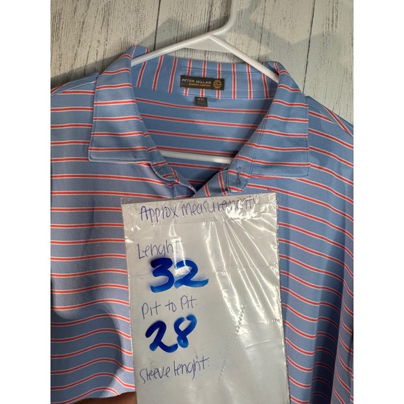 Peter Millar Summer Comfort Mens XXL Polo Shirt - Picture 5 of 5